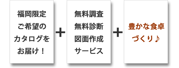 福岡限定ご希望のカタログをお届け！